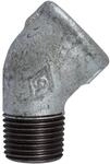 RIEGLER 112958-TFW 121-20 Winkel 121, 45&deg;, IG/AG, Rp/R 2, schwarzer Temperguss