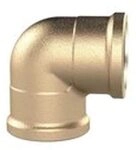 RIEGLER WST20MS90II Messing blank Winkelst&uuml;ck, 90&deg; Winkelst&uuml;ck, Innen/Innen,...