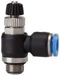 Riegler 110025 Drosselr&uuml;ckschlagventil "Blaue Serie", Abflussdrossel, G 1/2 o.