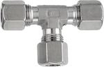 RIEGLER 112437-ES 135 T-Verschraubung, Rohr-Au&szlig;en-&Oslash; 6 mm, Edelstahl 1.4571,...