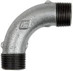 RIEGLER 112868-TFB 3-112 Bogen 3, lang, 90&deg;, AG/AG, R 1 1/2, schw. Temperguss