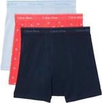 Calvin Klein Men Boxer Brief 3 PK PINK (Shoreline/Diamond Logo Punch Pink/B) S