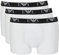Emporio Armani Man's Core Logoband 3-Pack Trunk, Wei&szlig;, XL, Wei&szlig;/Wei&szlig;/Wei&szlig;,...