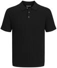 JACK & JONES Jjeemil Knit Cable Polo Ss Sn