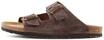 camel active Herren Sandalen aus Rindsleder Dunkelbraun, menswear-44