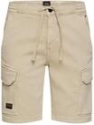 camel active Herren fleXXXactive&reg; Shorts mit Tunnelzug Beige, menswear-33IN
