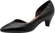 Tamaris Damen Pumps mit Trichterabsatz Leder, schwarz, 36 EU