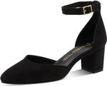 Marco Tozzi Damen Pumps weiches Feel Me Fu&szlig;bett weiches Innenfutter Spitz, schwarz