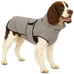 Flamingo Hundemantel Winter &ndash; Iglu Grau &ndash; 50cm &ndash; warm & modisch &ndash; Polyester