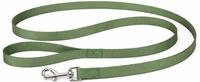 hundeleine - ziggi kaki - 130 cm x 20 mm - Nylon Leine f&uuml;r Hund - karabinerhaken mit