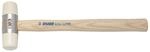 Unior 820A Schonhammer mit Holzstiel mit auswechselbaren Aufs&auml;tzen, FI