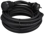 PEREL - EC25R25 Gummi Verl&auml;ngerungskabel, 3G2,5, 25 m L&auml;nge, Schwarz 168890
