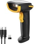 Inateck Barcode Scanner Kabellos 1D 2D QR Code, Bluetooth/2.4G/USB, BCST-23
