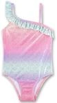 Sanetta M&auml;dchen 430580 Badeanzug, rosa, 92 cm