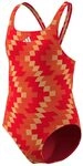 adidas M&auml;dchen Football-Inspired V-Back Graphic Swimsuit Kids Swimwear, Lucid...