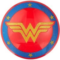 RUBIE'S DC Comics Offizielles Wonder Woman Glitzer-Schild, lizenziertes Zubeh&ouml;r von