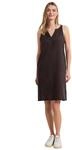 Street One Leinen-Kleid in Unifarbe Espresso Brown 36