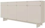 Selsey Kommode Aufbewahrungsschrank 4 T&uuml;ren 4 Schubladen 200 cm Schrank
