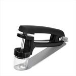 OXO Good Grips Kirschkernentsteiner/Olivenentkerner aus Edelstahl, schwarz