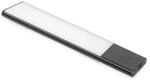 Emuca - LED-Einbauleuchte Kaus Black USB Aufladbar mit Ber&uuml;hrungssensor, 240mm,