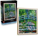 LEGO Art Claude Monet - Die Br&uuml;cke &uuml;ber den Seerosenteich - H&auml;ngendes 3D