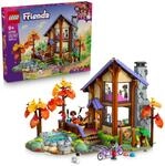 LEGO Friends Gem&uuml;tliche H&uuml;tte im Herbstwald - Miniatur Spielhaus mit 4...