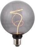 Hama LED-Filamentlampe, E27, Globe G125, smoke, klar, extra Warmwei&szlig;, dimmbar
