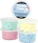 Creativ Schaumstoff fr Modellieren, Mehrfarbig, 5 x 25 g, Zum Spielen, Basteln