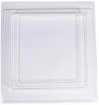 Rayher Gie&szlig;form Dekoplatte Quadrat, 25 x 25 cm, Beton Gie&szlig;form, Gie&szlig;form aus PET,