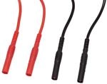 Chauvin Arnoux Messleitungen mit zwei 4mm gerade Stecker