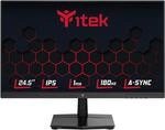 Itek GGF Monitore - 24,5" Flachbildschirm mit 16:9-IPS-Panel, FHD-Aufl&ouml;sung 1920 x