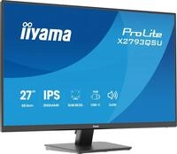 iiyama Prolite X2793QSU-B1 68,5cm 27" IPS LED-Monitor QHD HDMI DP USB2.0...