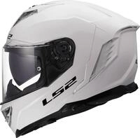 LS2, Integraler Motorradhelm STORM III SOLID Gloss White, XXS