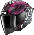 SHARK, Jet Motorradhelm SKWAL JET CUP REPLICA REDDING Black Violet Blue KVB, S
