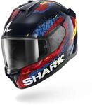 SHARK, Integraler Motorradhelm D-SKWAL 3 SPEED-VIB Blue Red Blue BRB, S