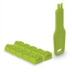 LINDY RJ45 Port Schl&ouml;sser gr&uuml;n, 10 Stck + 1 Schl&uuml;ssel