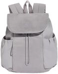 adidas Unisex Soft Lux Flap Backpack, glory grey, One Size