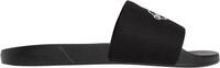 Calvin Klein Damen Badeschuhe Ess Slide Cv mit Monogramm, Schwarz (Black/Soft