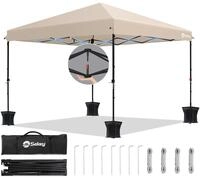 Sekey One-Touch Pop Up Pavillon 3x3 Wasserdicht Stabil Winterfest, Faltpavillon...