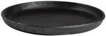 Olympia runde Gusseisen-Sizzle-Platte 22 cm, grau, f&uuml;r Induktion geeignet, Gr&ouml;&szlig;e: