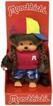 Sekiguchi 205240 - Original Monchhichi M&auml;dchen mit City Girl Outfit und Basecap, ca.