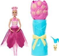 Barbie Petal Pop Duftende Puppe in rosa Tulpenkleid mit Zubeh&ouml;rteilen,
