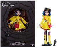 Monster High Skullector Coraline Puppe | Sammelfigur im gelben Regenmantel mit...