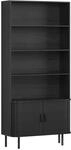 trendteam smart living Ronin Standregal Schwarz eleganter B&uuml;cherschrank mit