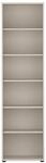 m&ouml;belando Regal >TEMPRA2< Sandfarben, modern, 54&times;197,5&times;34,8 cm, 5 Einlegeb&ouml;den