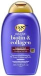 OGX Biotin & Collagen Shampoo (385 ml), kr&auml;ftigendes Haarshampoo f&uuml;r feines &