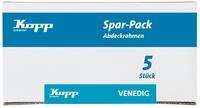 Kopp Venedig rein-wei&szlig; Profipack mit 5 Abdeckrahmen 2-fach, 400229018