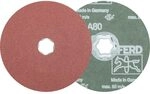 PFERD COMBICLICK Fiberscheibe, 10 St&uuml;ck/Korund &Oslash; 125mm A80 / 44498018 &ndash; f&uuml;r