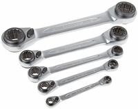 Bahco S4RM Ratschenschl&uuml;sselsatz, 5-teilig 8 x 9 &rarr; 34 x 36 mm