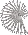 KS Tools 922.0075 Ultimate Ringmaulschl&uuml;ssel-Satz, 6-34 mm, Wei&szlig;, 25-teilig